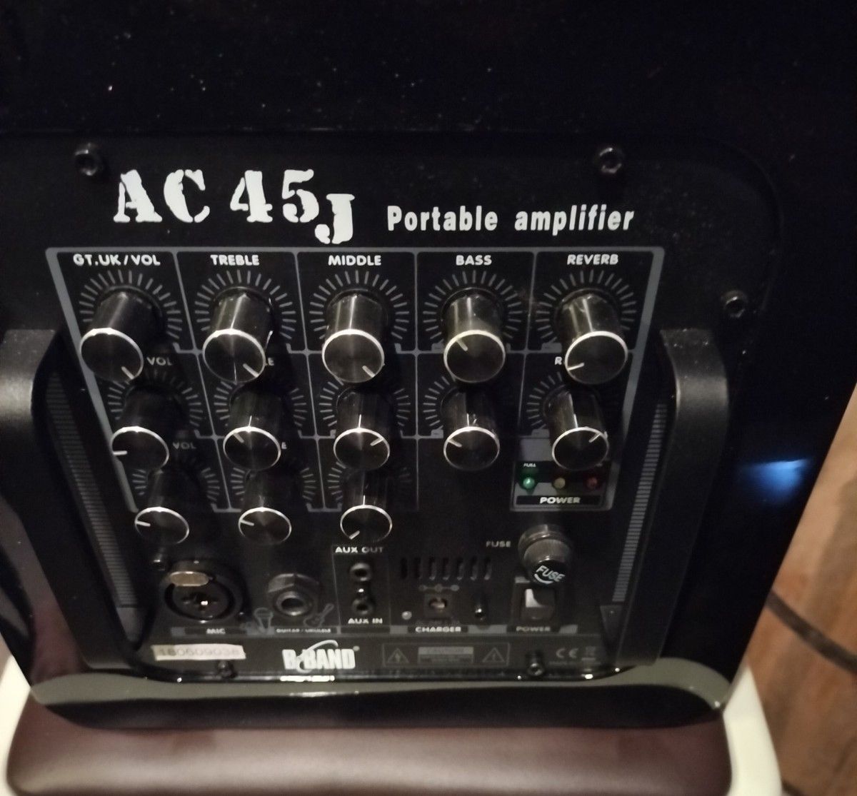 B-BAND AC45J ポータブル・アコースティック・アンプ ミニアンプ 充電式 程度良好 40ワット
