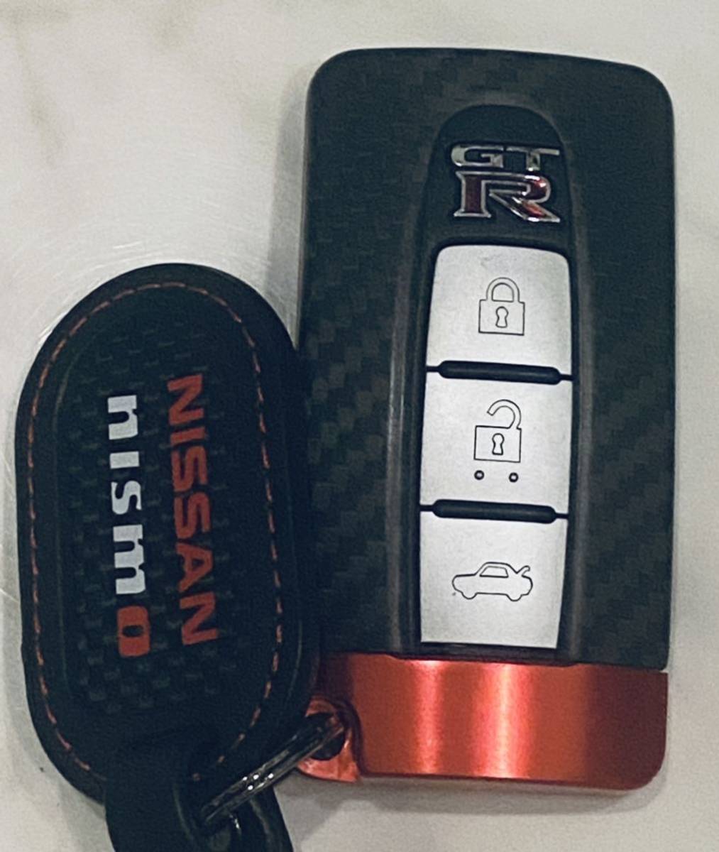 [ beautiful goods ] Nissan Skyline GT-R nismo smart key blank key matted case key holder attaching 