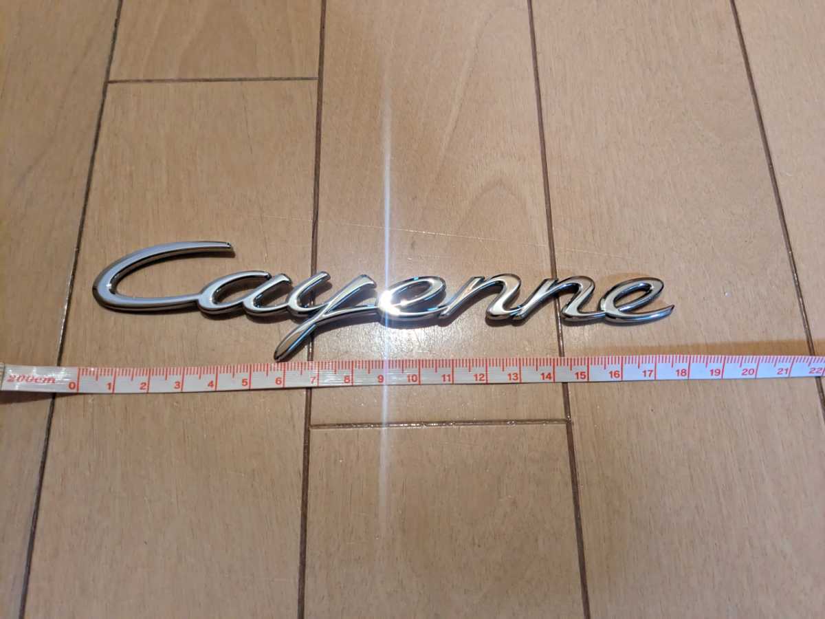  Porsche rear Cayenne emblem secondhand goods 