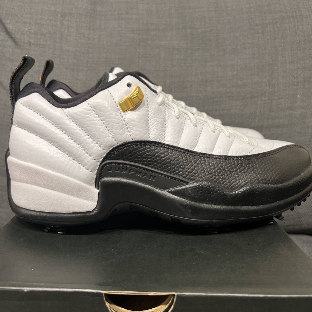 【送料無料】最安値 新品 Nike Air Jordan 12 Low Golf Taxi 希少 レア ゴルフシューズ