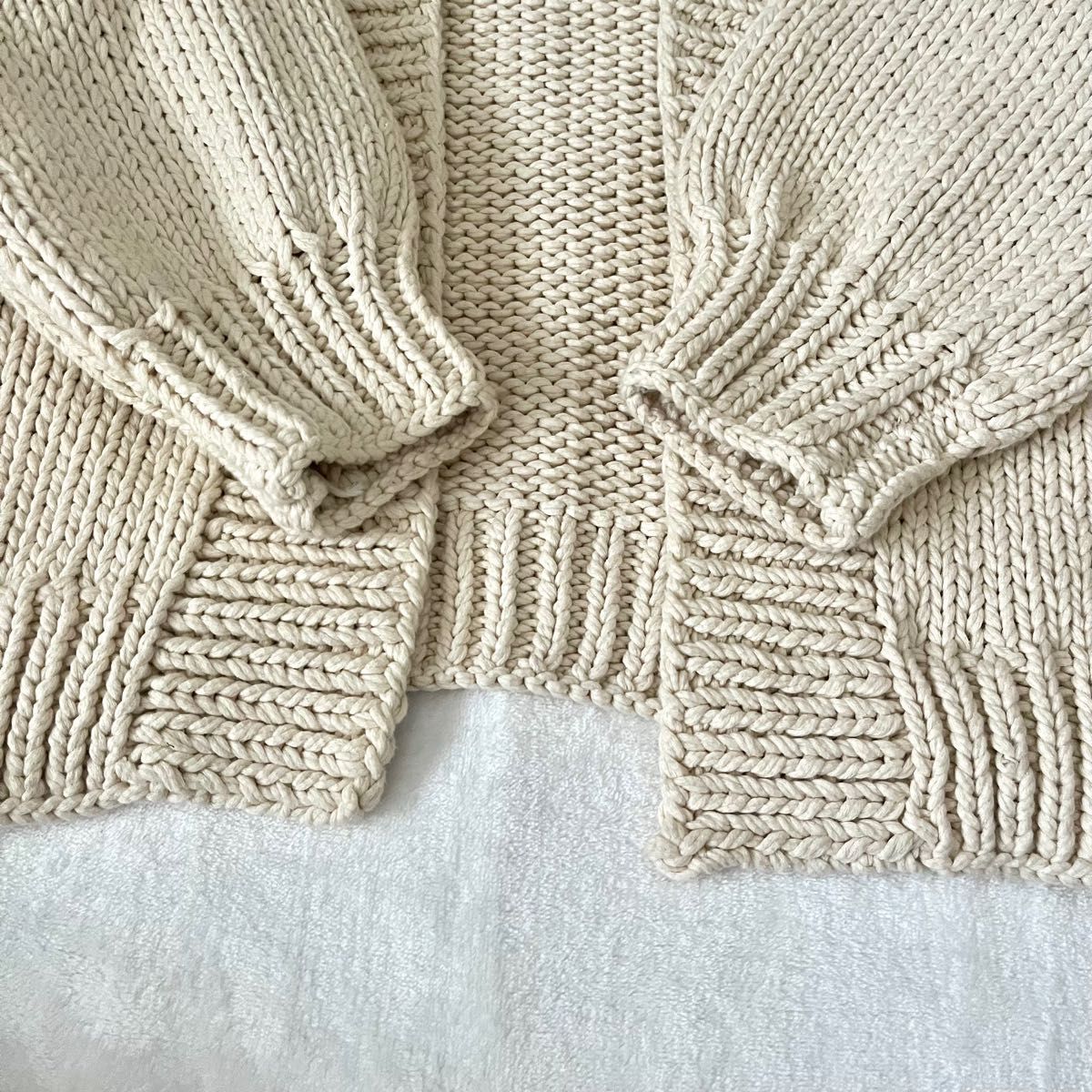 ETRE TOKYO 新作 HAND MADE KNIT GOWN オフホワイト | engautomacao.com.br