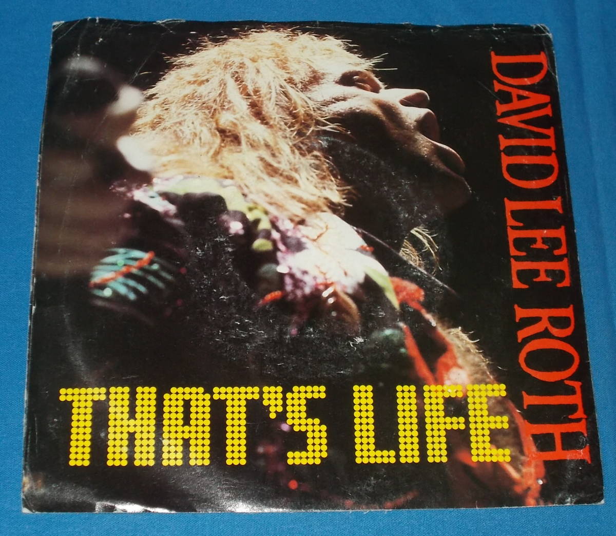 ☆7inch EP★US盤●DAVID LEE ROTH/デヴィッド・リー・ロス「That's Life/ザッツ・ライフ」VAN HALEN/80s名曲!●_画像1