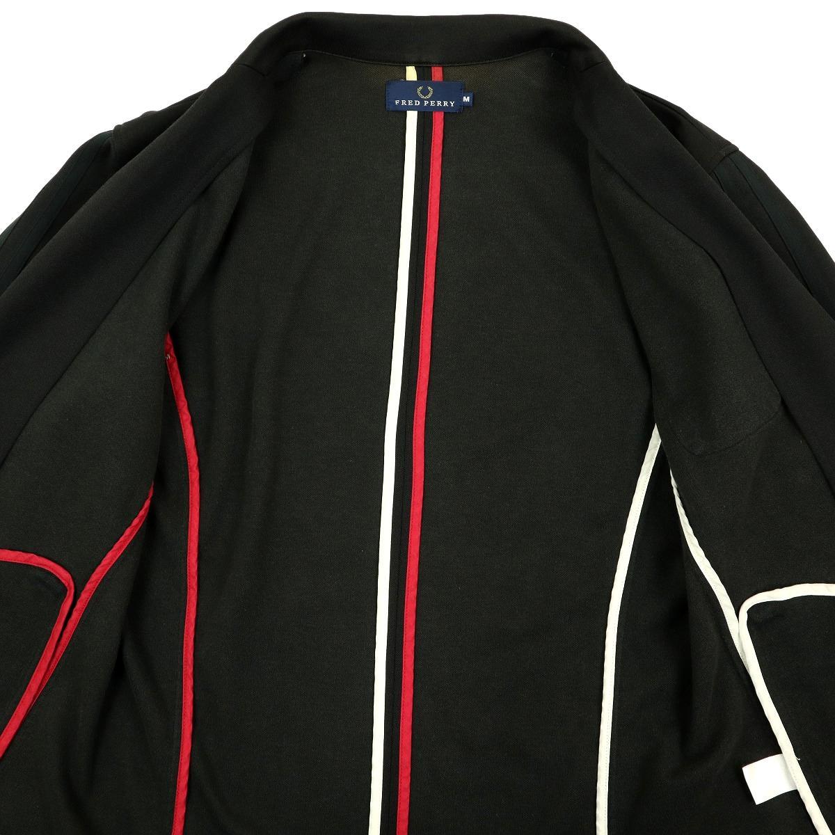 販売 通年 FRED PERRY ジャージー テーラードジャケット サイドライン