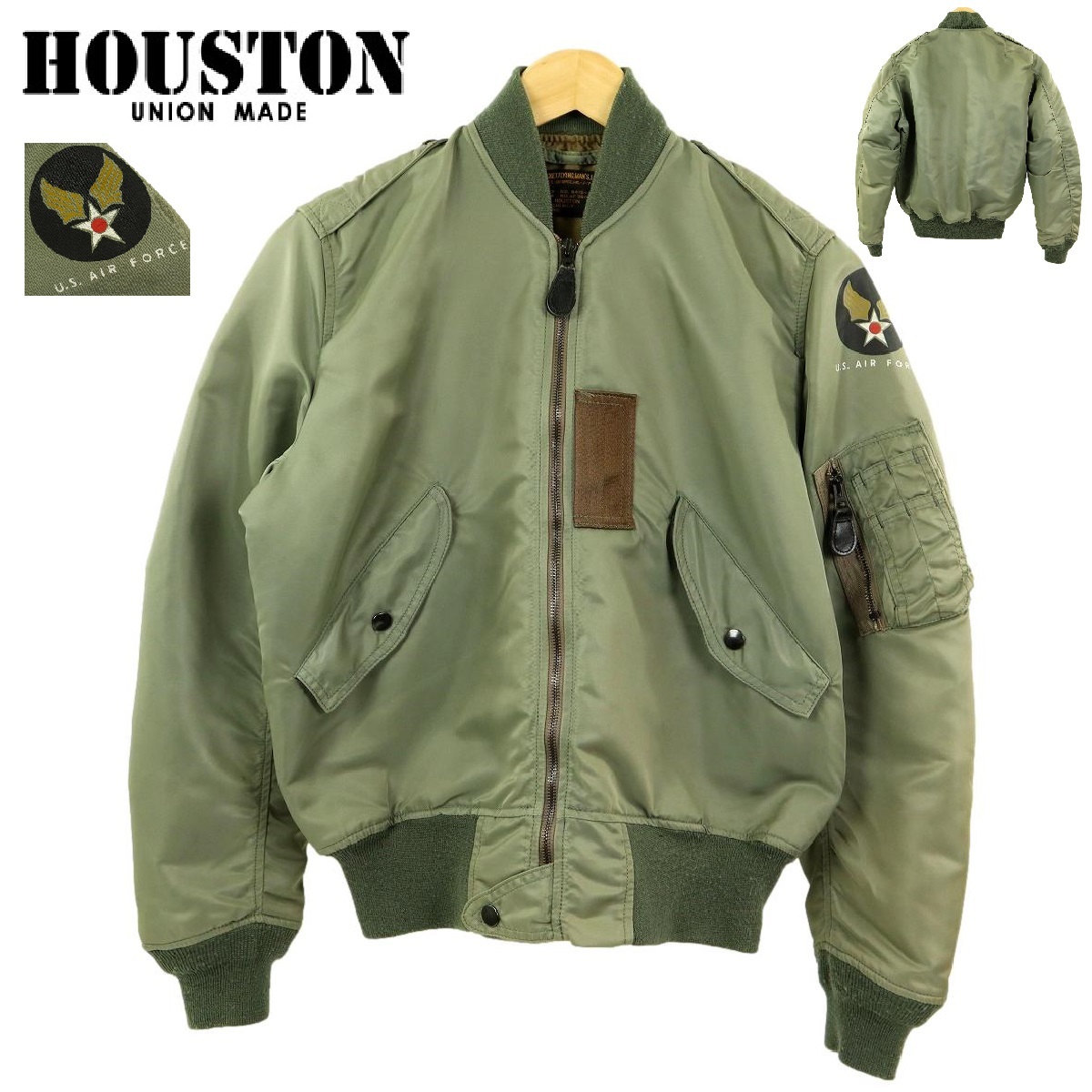 【S2714】HOUSTON ヒューストン L-2B フライトジャケット サイズS
