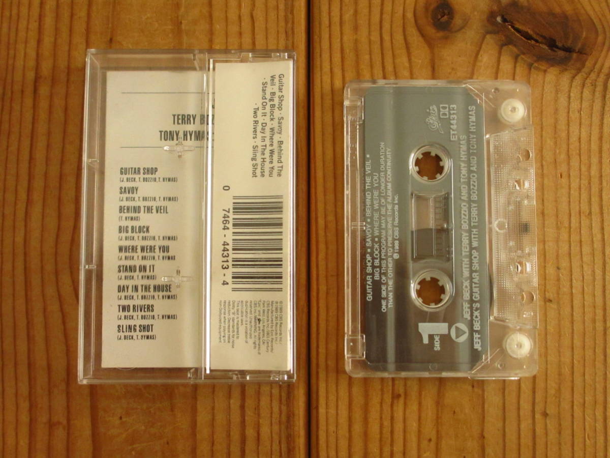 カセットテープ / Jeff Beck ジェフベック With Terry Bozzio And Tony Hymas / Jeff Beck's Guitar Shop [Epic / OET 44313]_画像2