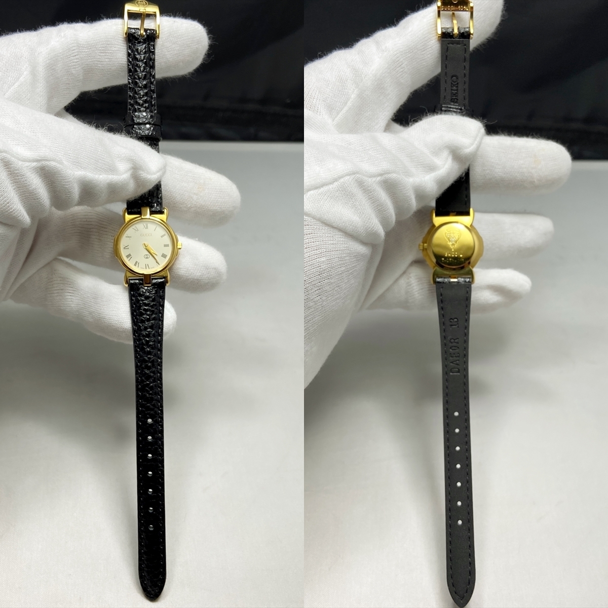 美品 新品電池 ベルト グッチ GUCCI 3400L 腕時計 薄型 ゴールド 美品 新品電池 ベルト グッチ GUCCI 3400L 腕時計 薄型 ゴールド