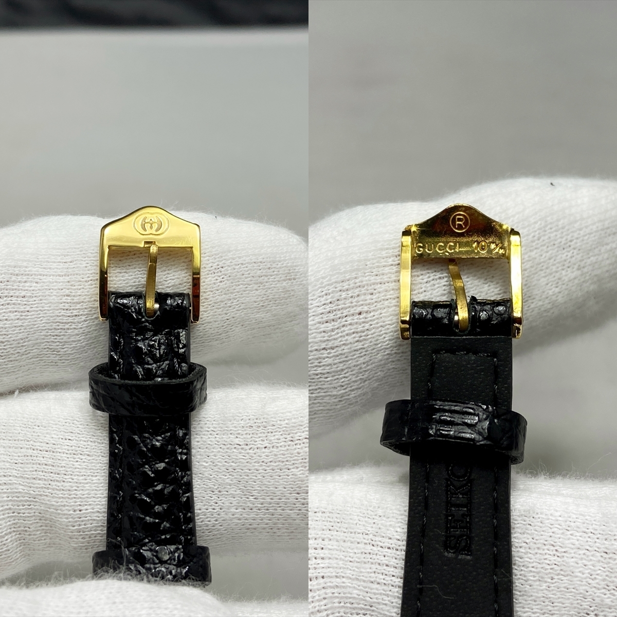 美品 新品電池 ベルト グッチ GUCCI 3400L 腕時計 薄型 ゴールド 美品 新品電池 ベルト グッチ GUCCI 3400L 腕時計 薄型 ゴールド