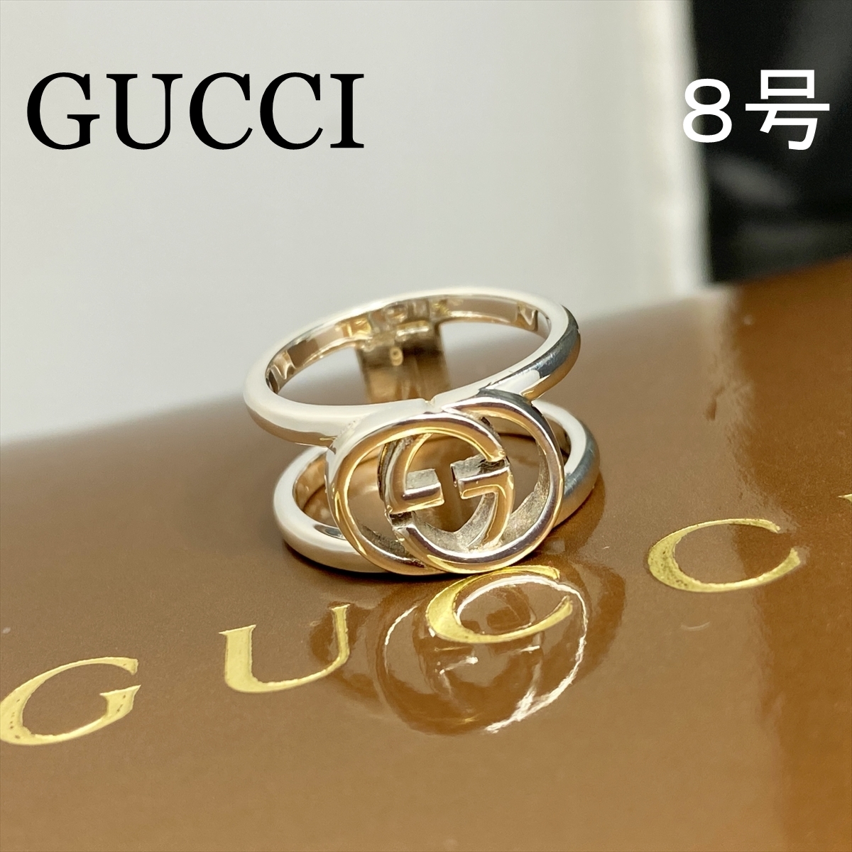 GUCCI ロゴ ワイド リング 925 指輪 12号 Yahoo!フリマ（旧）-