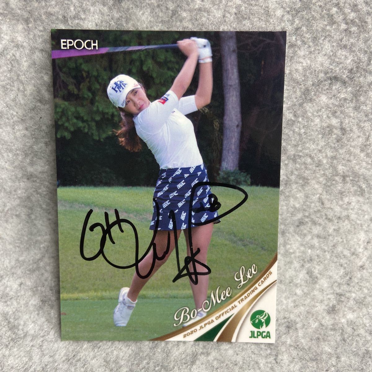 女子プロゴルファー イ・ボミ 直筆サイン入り2020 JLPGAオフィシャル