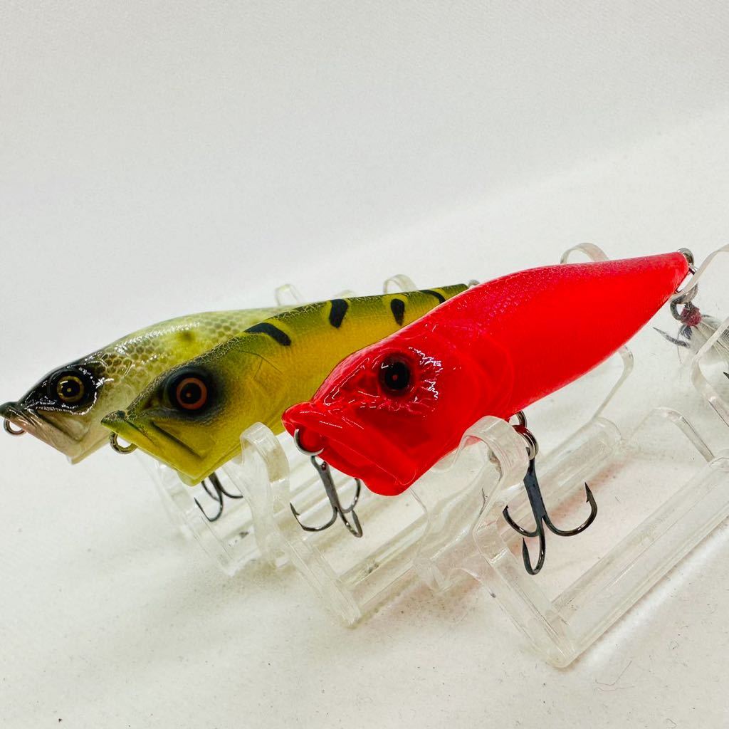 送料無料・美品『メガバス POP-X 3個セット 人気カラー』MEGABASS POPX