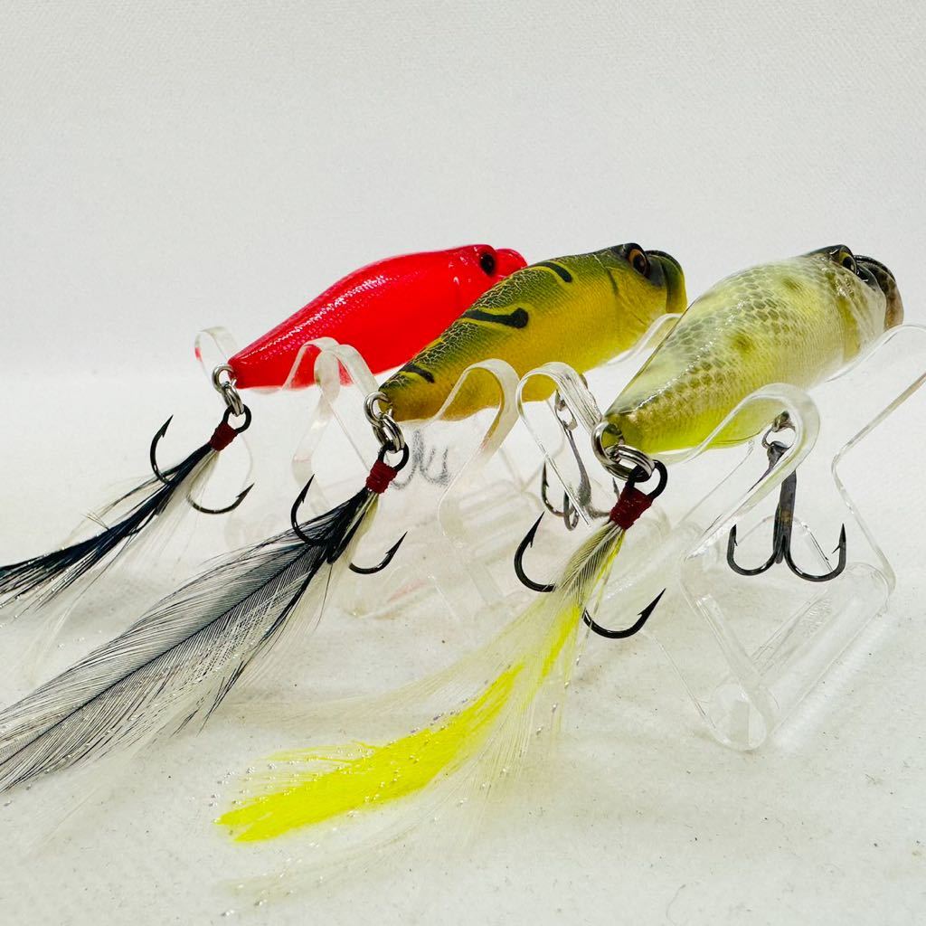 送料無料・美品『メガバス POP-X 3個セット 人気カラー』MEGABASS POPX