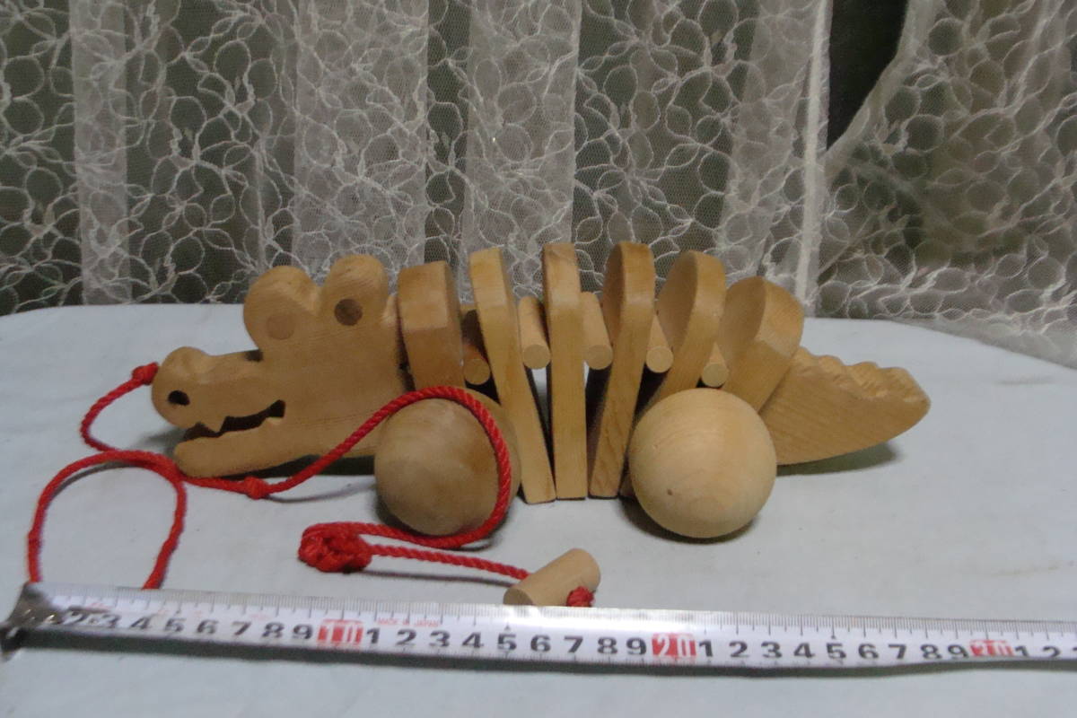  wooden toy toy wani present condition goods 