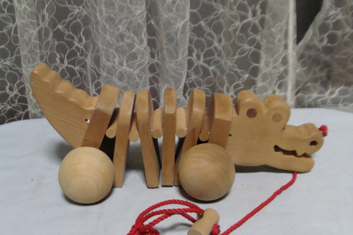  wooden toy toy wani present condition goods 