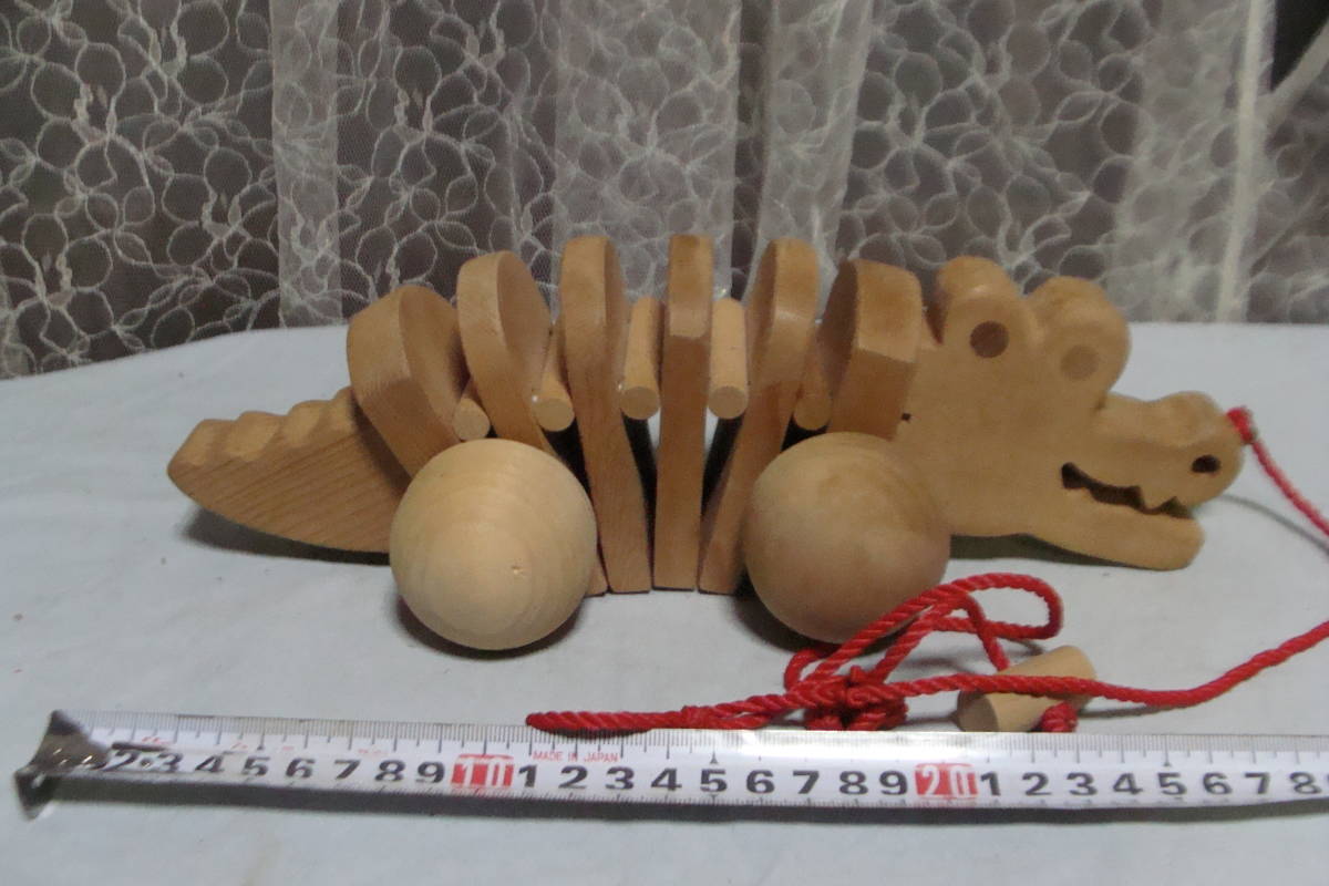  wooden toy toy wani present condition goods 