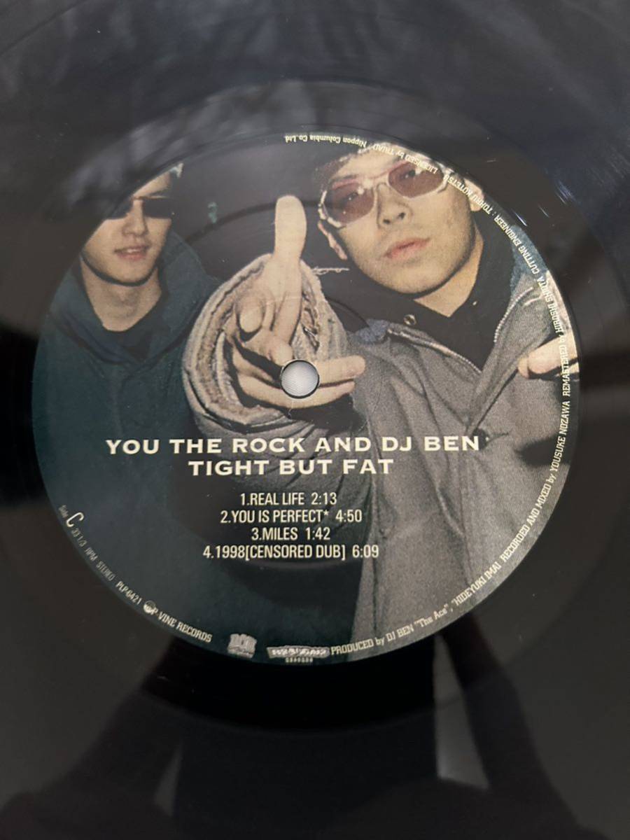 ◎J259◎LP レコード YOU THE ROCK AND DJ BEN TIGHT BUT FAT./MURO/TWIGY/ben the ace/ユーザロック/2枚組_画像6