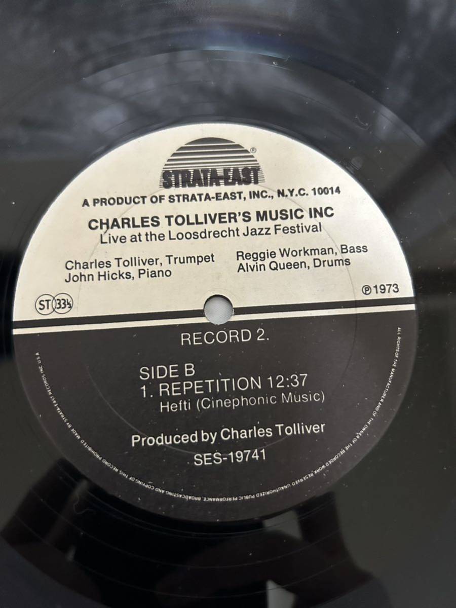 ◎J428◎LP レコード Charles Tolliver's Music Inc/Live At The Loosdrecht Jazz Festival/US盤 2枚組_画像8