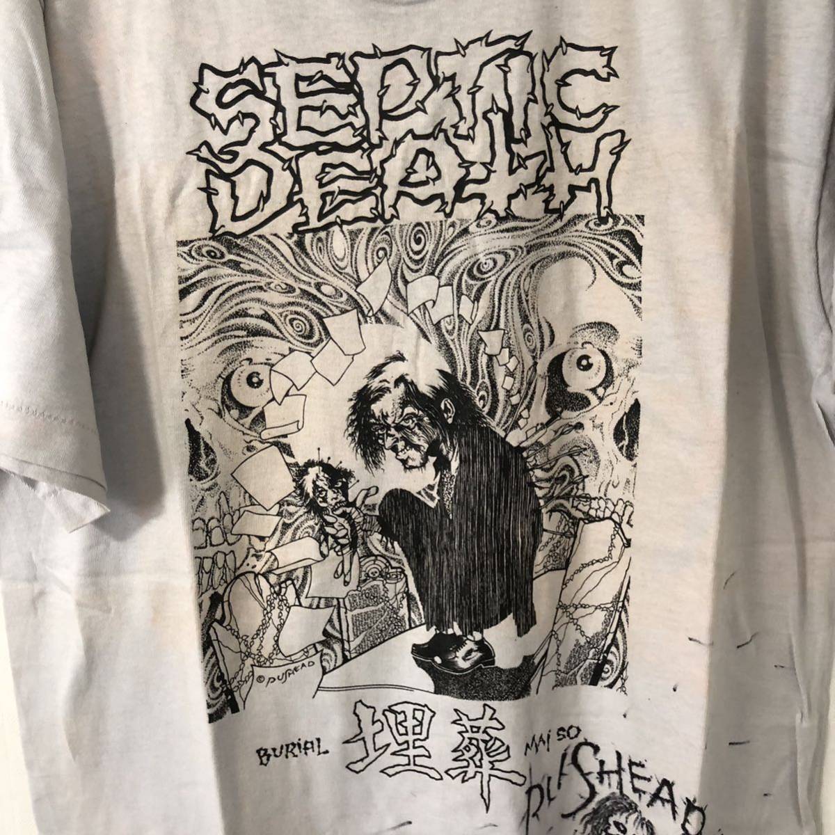 ZORLAC pushead パスヘッド ビンテージ Tシャツ Tシャツ ZORLAC pushead パスヘッド ビンテージ Tシャツ Tシャツ