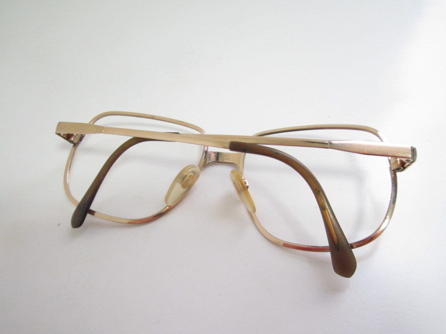 陸◆ビンテージ　レトロ　RODENSTOCK　LORD　1/20　10K　ローデンストック　ウェリントン型　ホワイトゴールド系　眼鏡　中古品_画像7