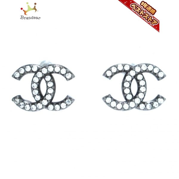 注目ブランドのギフト CHANEL ピアス ココマーク ラインストーン 20A