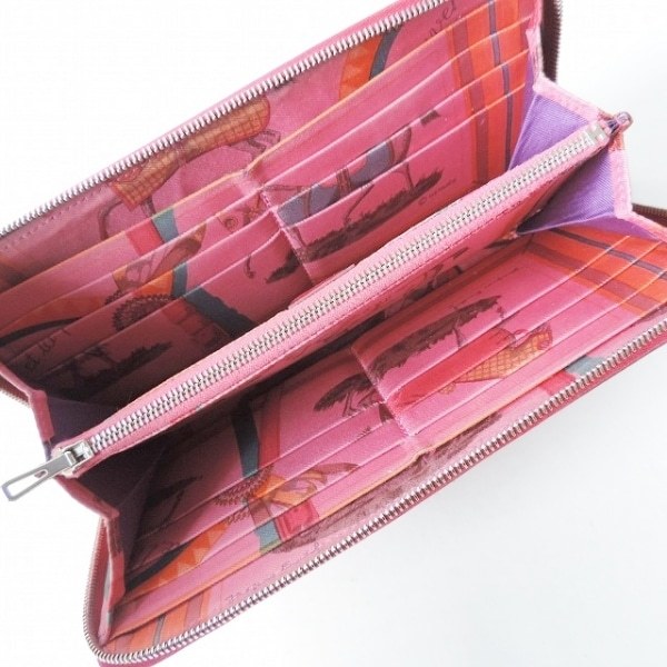 エルメス HERMES 長財布 アザップロングシルクイン ヴォーエプソン