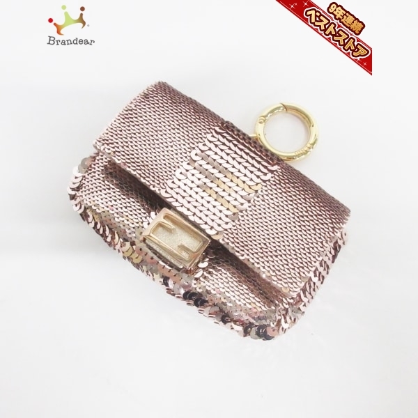 フェンディ FENDI キーホルダー(チャーム) ナノバケット スパンコール
