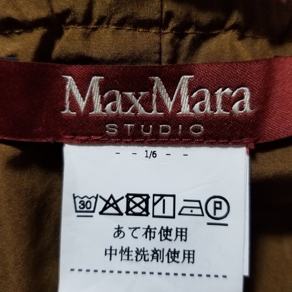 マックスマーラスタジオ Max Mara STUDIO サイズ38 M - ダークブラウン