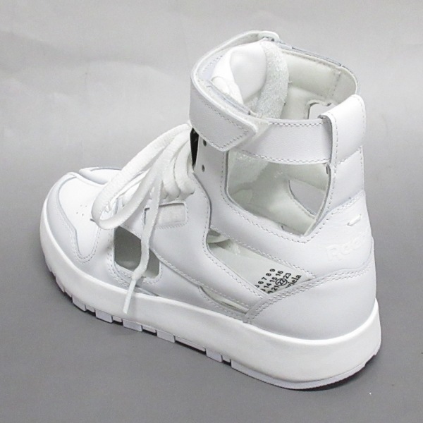 メゾンマルジェラ Maison Margiela スニーカー - レザー×化学繊維 白