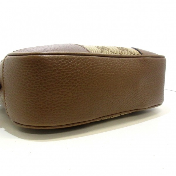 グッチ GUCCI ショルダーバッグ 449413 GG柄 ジャガード×レザー