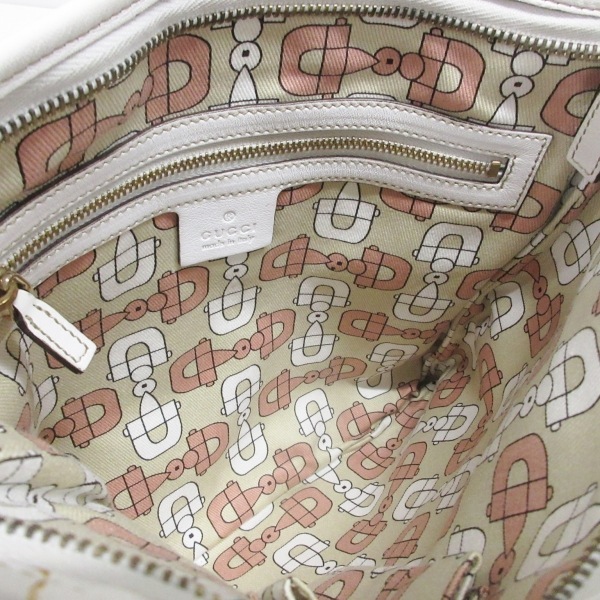 グッチ GUCCI ショルダーバッグ 144388 - ジャガード×レザー ベージュ