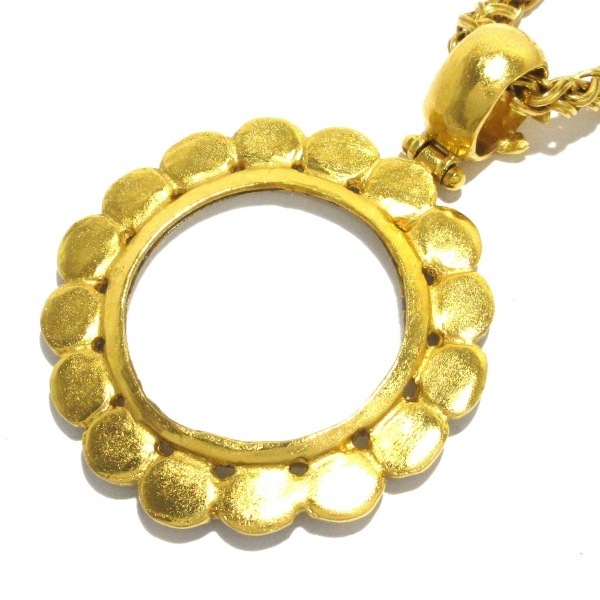シャネル CHANEL ネックレス 金属素材×カラーストーン×ガラス ゴールド