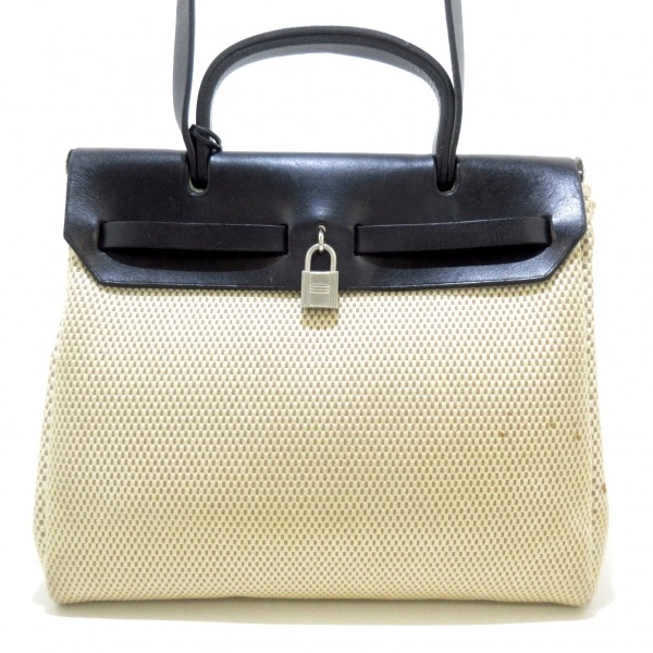 エルメス HERMES ハンドバッグ エールバッグPM トワルGM×ボックス