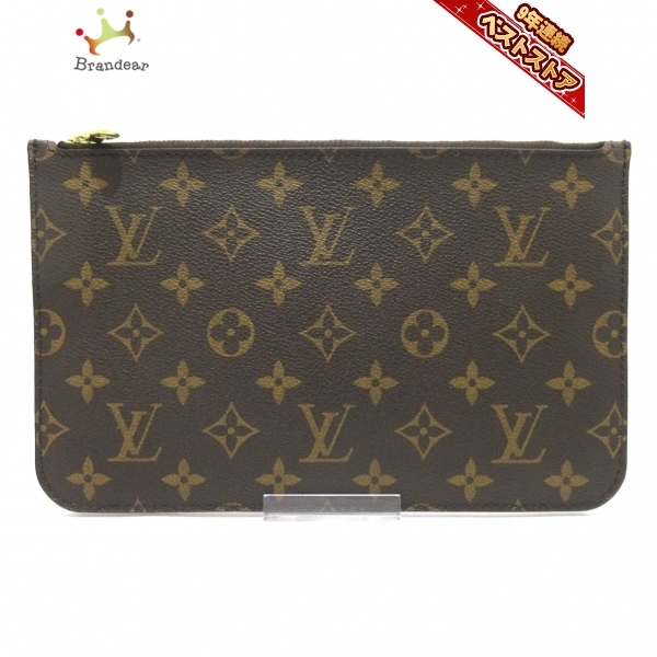 ルイヴィトン LOUIS VUITTON リストレット モノグラムキャンバス×ヌメ