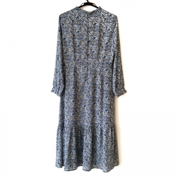 ローラアシュレイ LAURAASHLEY サイズ38 L - ブルーグレー×カーキ
