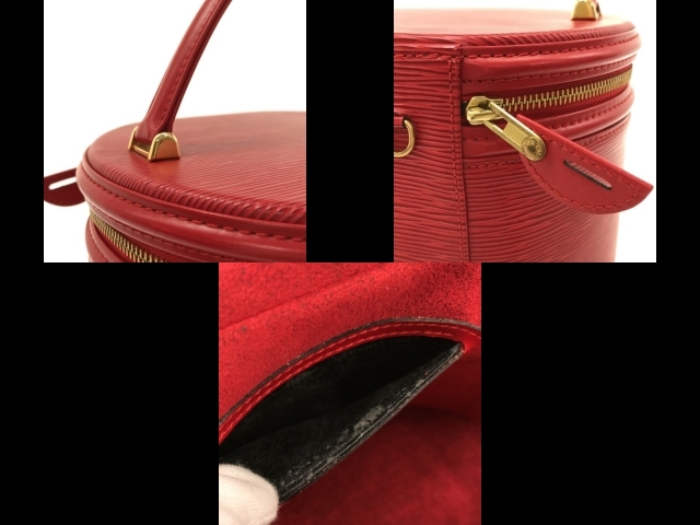 ルイヴィトン LOUIS VUITTON バニティバッグ M48037 カンヌ レザー(LV
