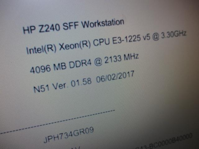 ☆ジャンク☆HP Z240 Xeon E3 1225 V5 グラボ ワークステーション ☆ジャンク☆HP Z240 Xeon E3 1225 V5 グラボ ワークステーション