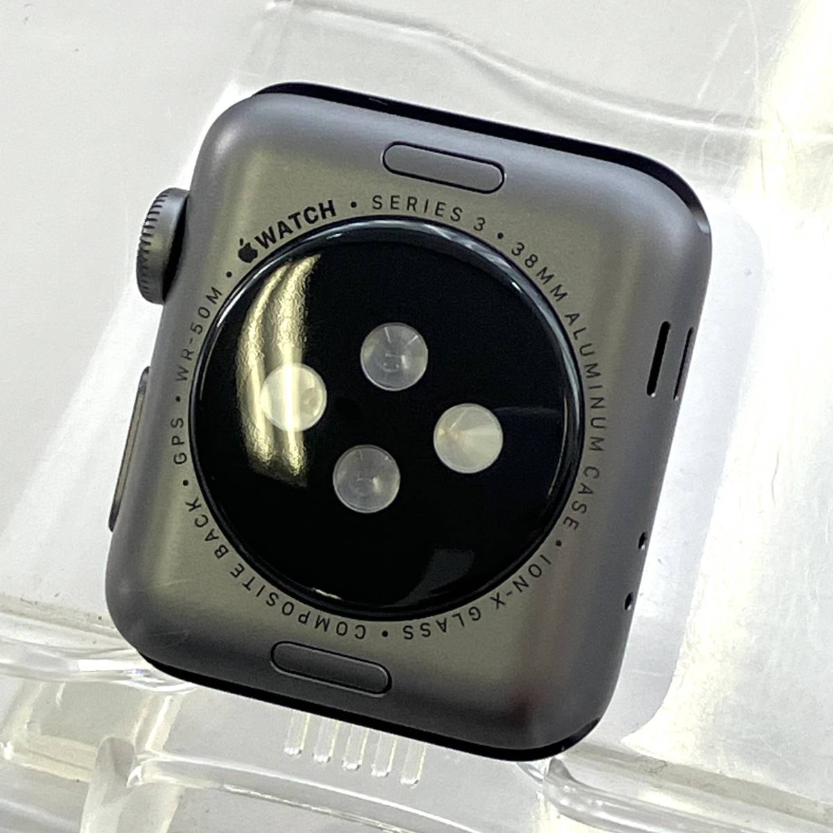 中古】Apple Watch Series3 38mm MTF02J/A スペースグレイアルミニウム