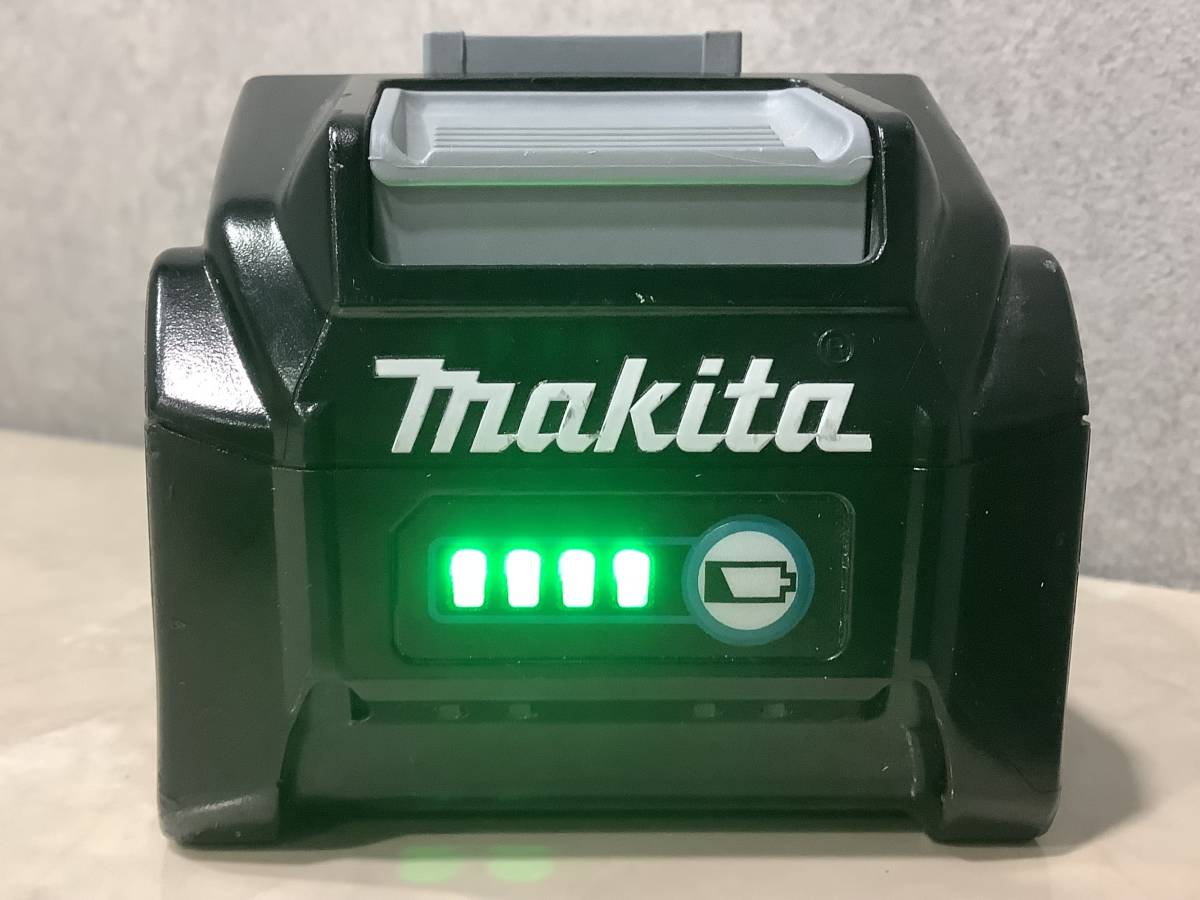 ほぼ未使用 makita マキタ BL4040 純正 バッテリ 40V max 4.0Ahの画像2