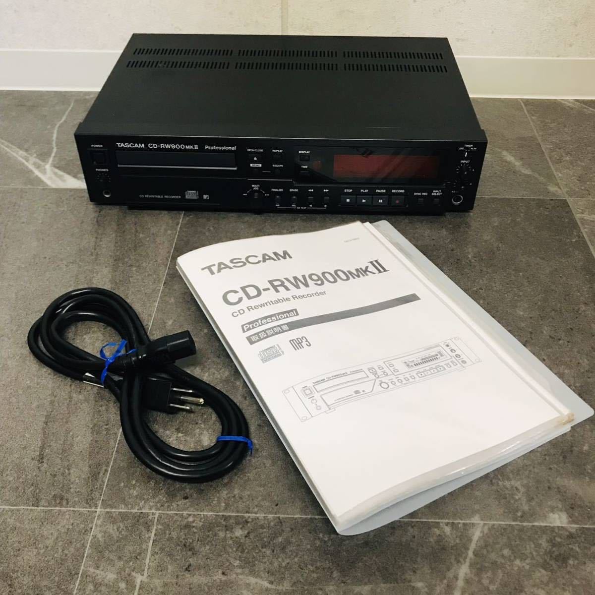 TASCAM タスカム 業務用 CDレコーダー /プレーヤー CD-RW900MKII