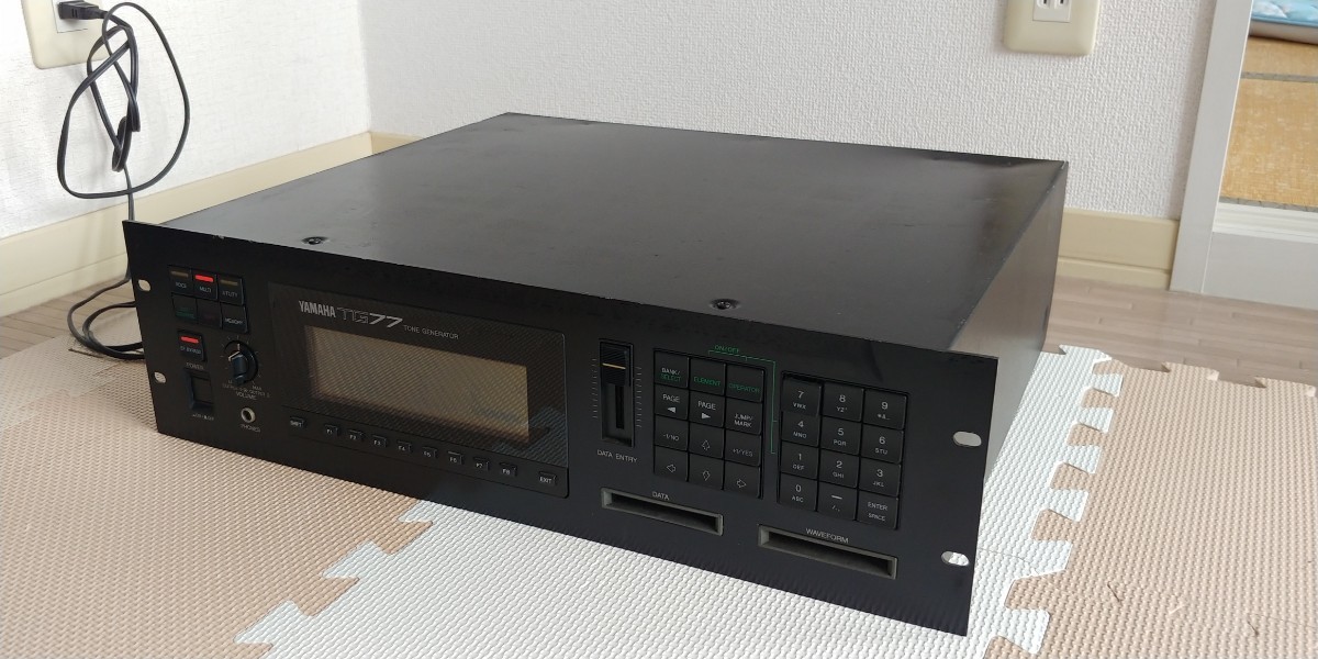 YAMAHA ヤマハ TG77 音源モジュール TONE GENERATOR 通電OK!ジャンク