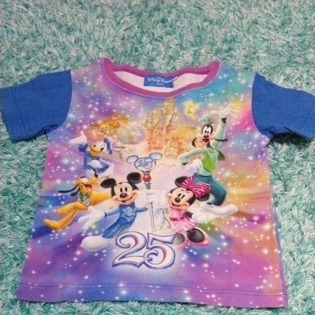 ディズニーリゾート　25周年　記念　 半袖Tシャツ ディズニー Disney　年代物　120cm