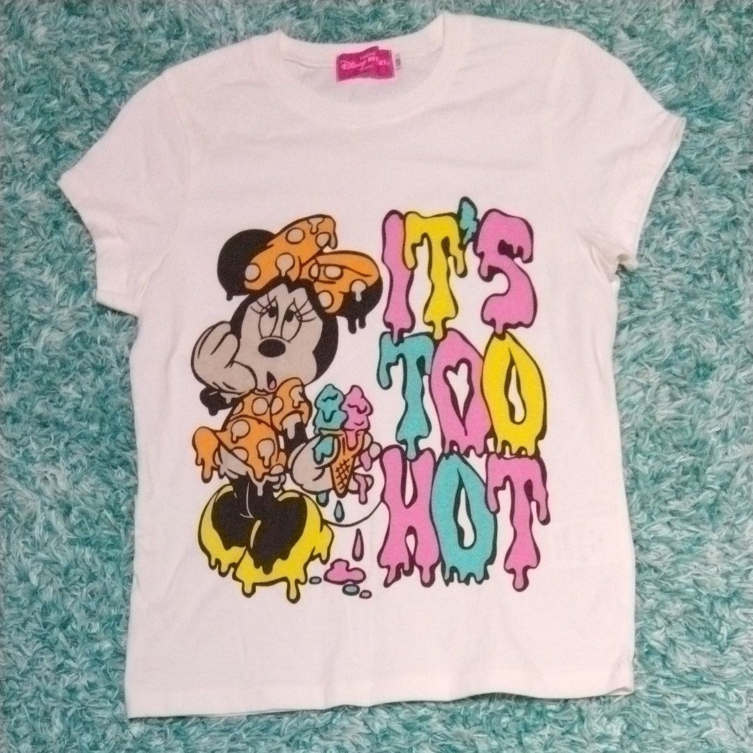ディズニーリゾート ミニー HOT TOO HOT 半袖Tシャツ Sサイズ 140~150cm 程度
