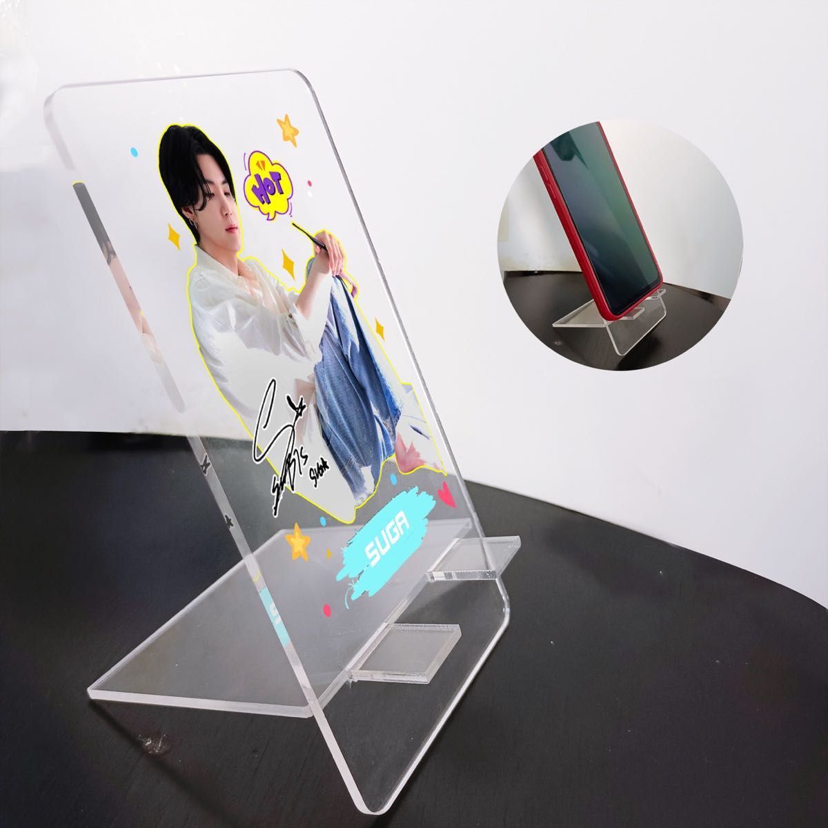sayu様専用 BTS SUGA ユンギ シュガ 携帯スタンド アクリルスタンド