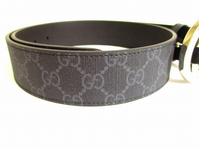 展示保管品】 グッチ GUCCI インターロッキングG GGスプリーム レザー