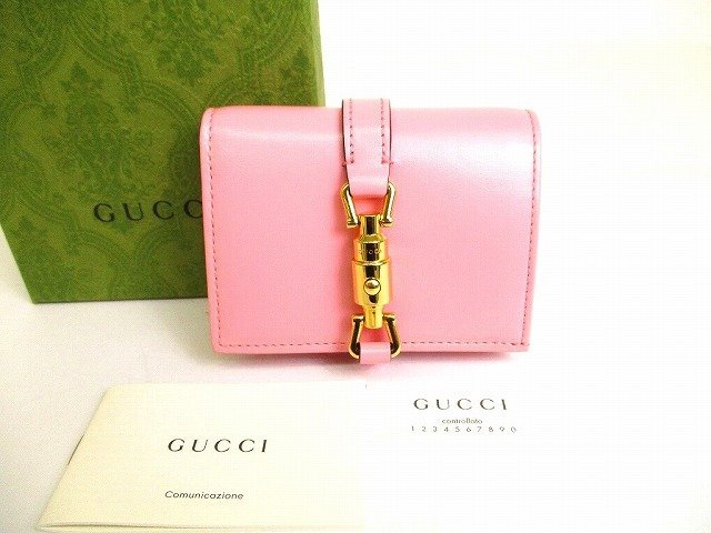 未使用保管品】 グッチ GUCCI ジャッキー 1961 レザー ゴールド金具