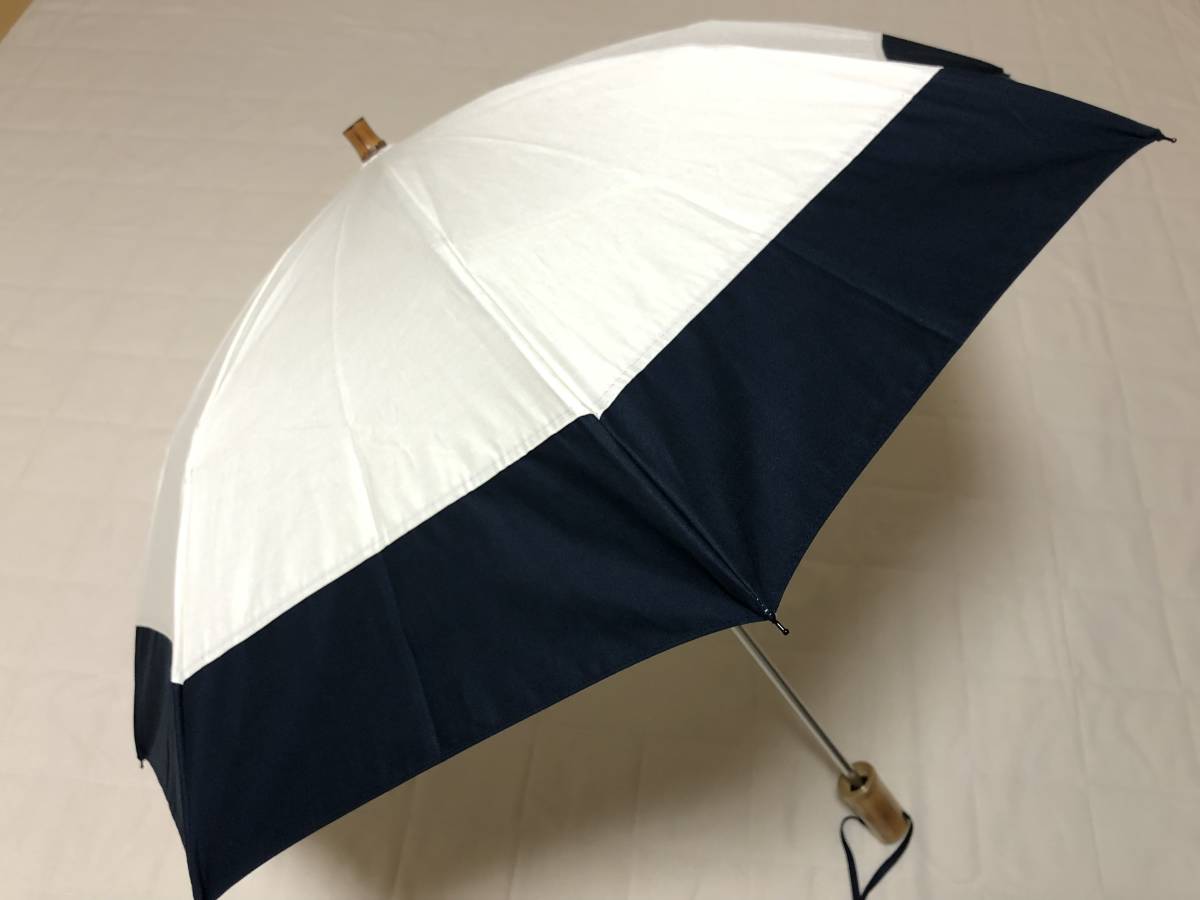 126新品GRACYグレイシー 折りたたみ 日傘UV遮熱 純パラソル日本製ムーンバット_画像3