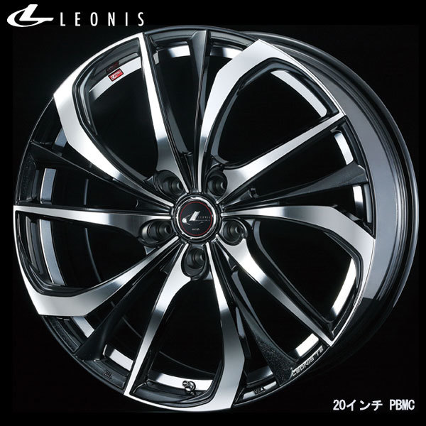 WEDS Leonis TE 18x7.0J+47 5H/114 PBMC/ pearl black / mirror cut (4ps.@) trader direct delivery free shipping 