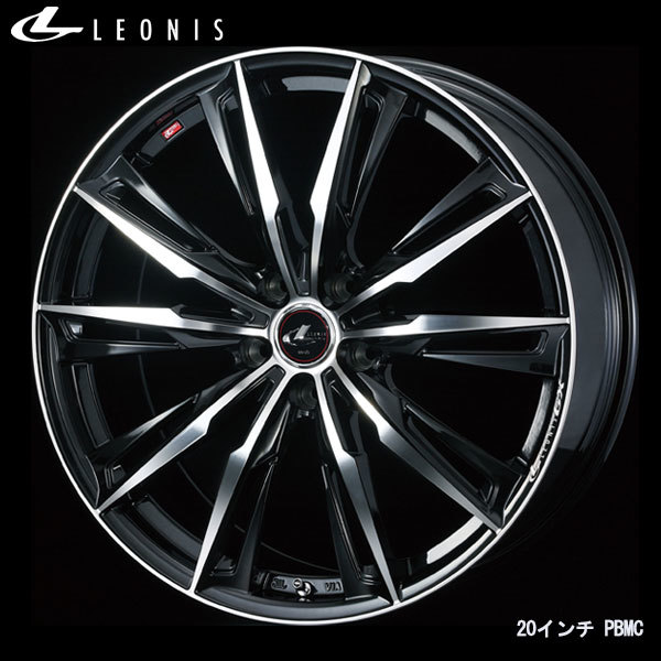 WEDS Leonis GX 15x4.5J+45 4H/100 PBMC/ pearl black / mirror cut (4ps.@) trader direct delivery free shipping 