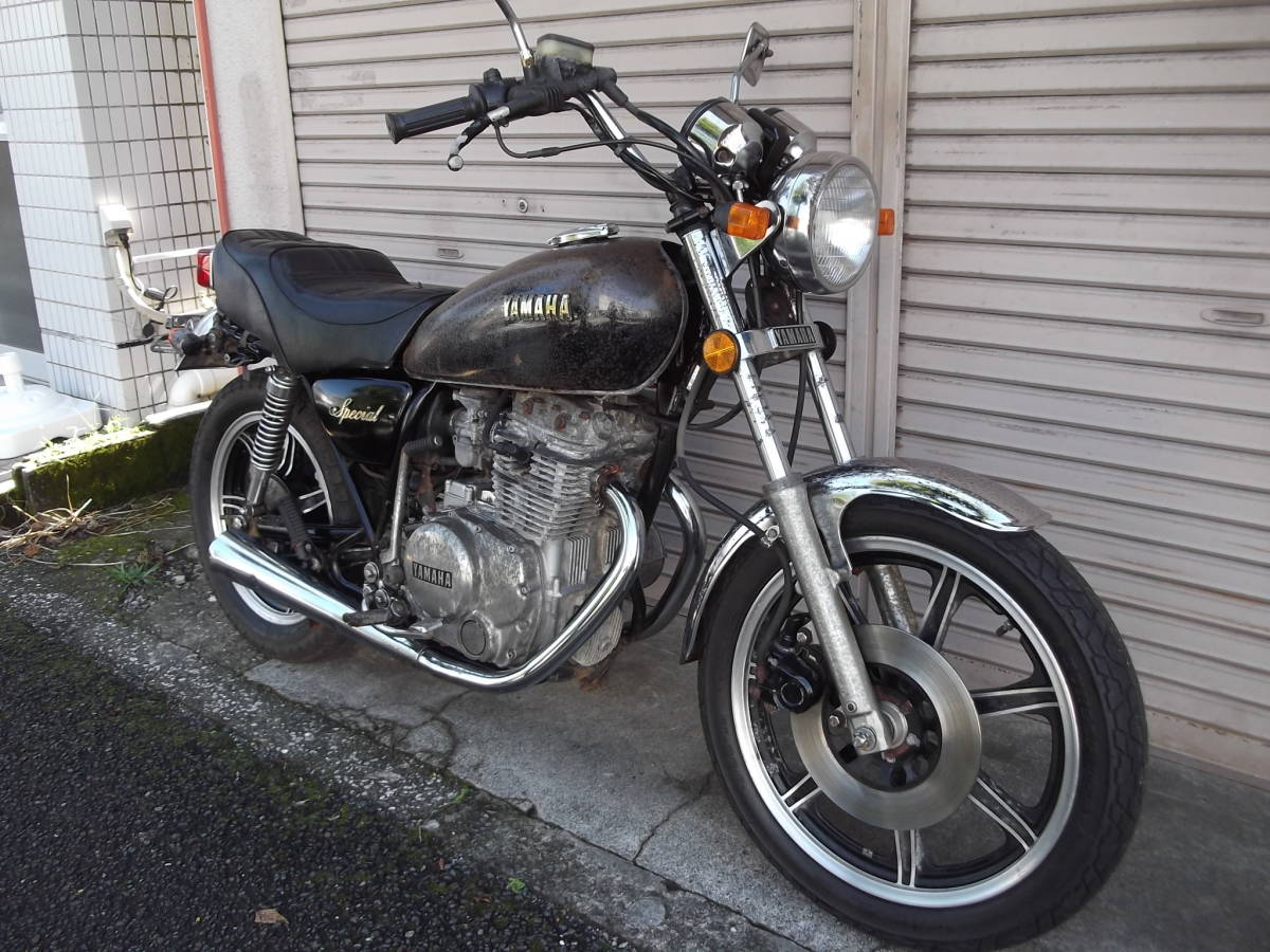 ヤマハ XS250SP 4A8 1MO レストアベース車 部品取り車 不動車 書無し