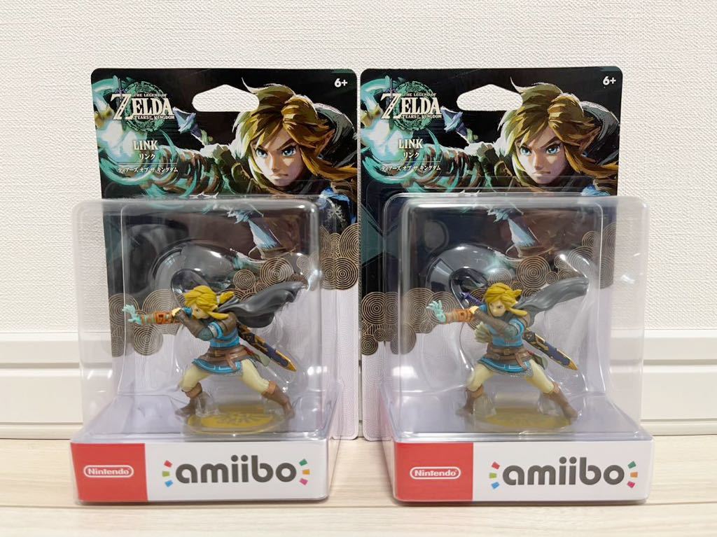 新品 未開封 amiibo リンク ティアーズ オブ ザ キングダム 2個セット