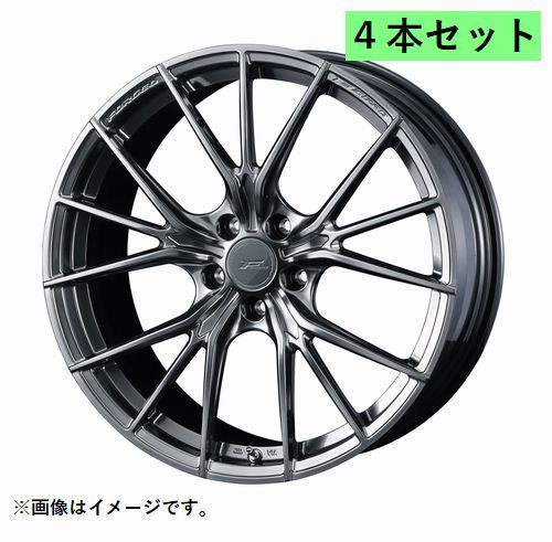 個人宅発送可能 ウエッズ Weds 21X9.0J +25 5穴 PCD120 DBK ホイール 4本セット F ZERO FZ-1 エフゼロ エフゼットワン (38991)_画像1